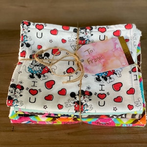 Burp Cloths - Girls - Baue dein eigenes Set!