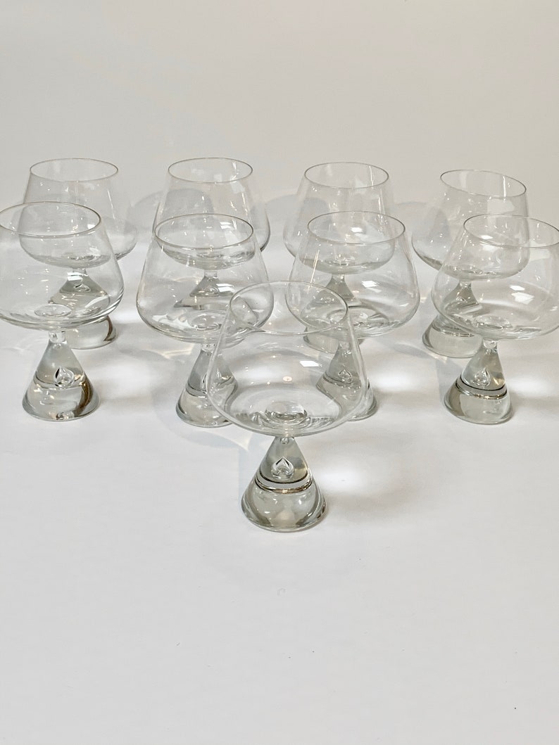 Danish Heirloom Holmegaard Princess Red Wine, White, Champagne, Water