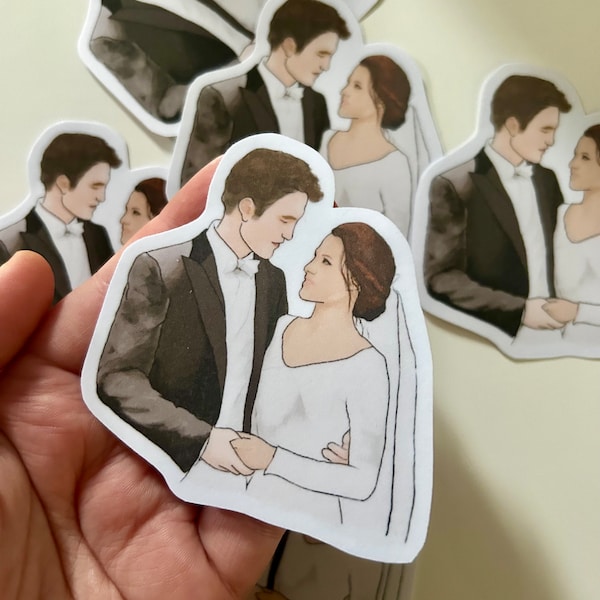 Twilight wedding sticker | inspired by twilight | Bella and Edward wedding