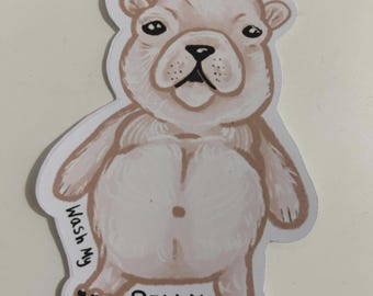 Pibble-sticker | mijn buik wassen