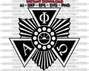 Vector File - Alpha Phi Omega Shield - Arms Coat Crest Print Download Cricut Silhouette Carve Laser Embroider Embroidery Ai Svg Dxf Png Eps