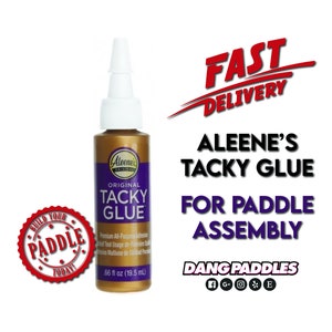 Aleene&#39;s Original Tacky Glue .66 FL OZ - For Wooden Paddle assembly and Gluing Wooden Crafts