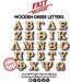 see more listings in the Wooden Letters section