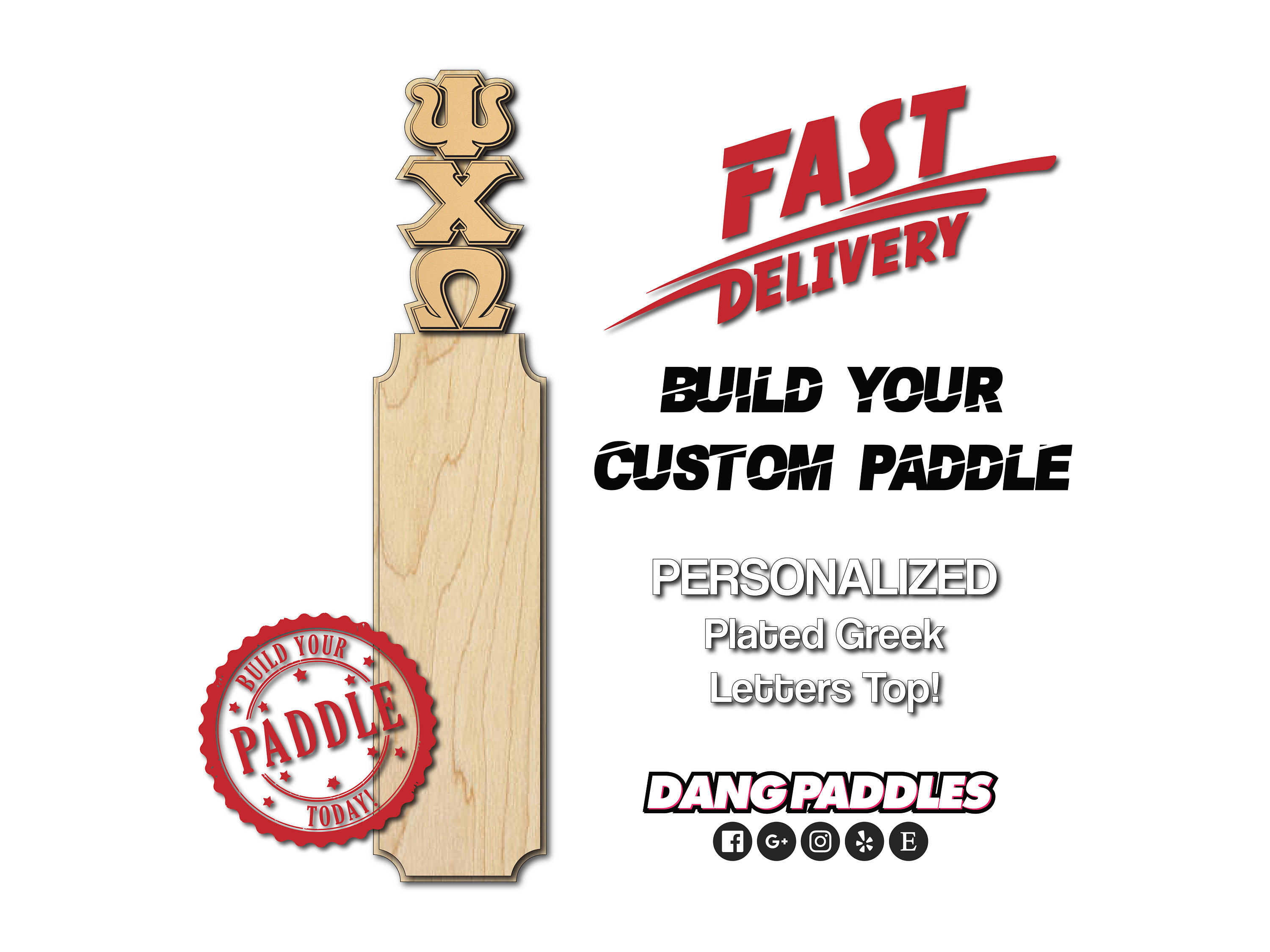 Custom Sorority Paddle 