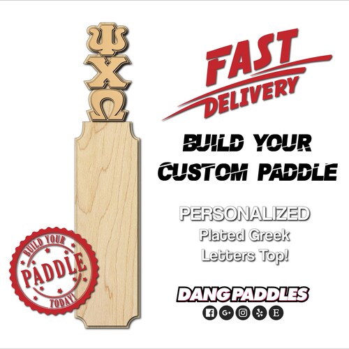 Custom Greek Fraternity and Sorority Paddles - Etsy
