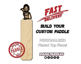 Build Your Own Custom Top Piece Greek Blank Big Little Paddle With Cut Out for Fraternity Sorority with Dang Paddles Craft