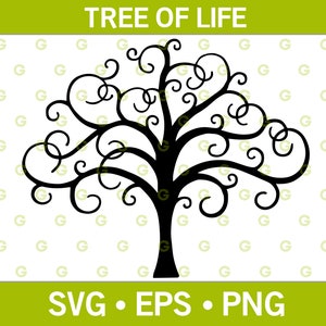 Tree of Life Spiritual SVG, Sacred Tree, Mystical Tree, Life Force Tree, Spirit Tree, Tree of Balance, Cosmic Tree, Svg, Png, Eps