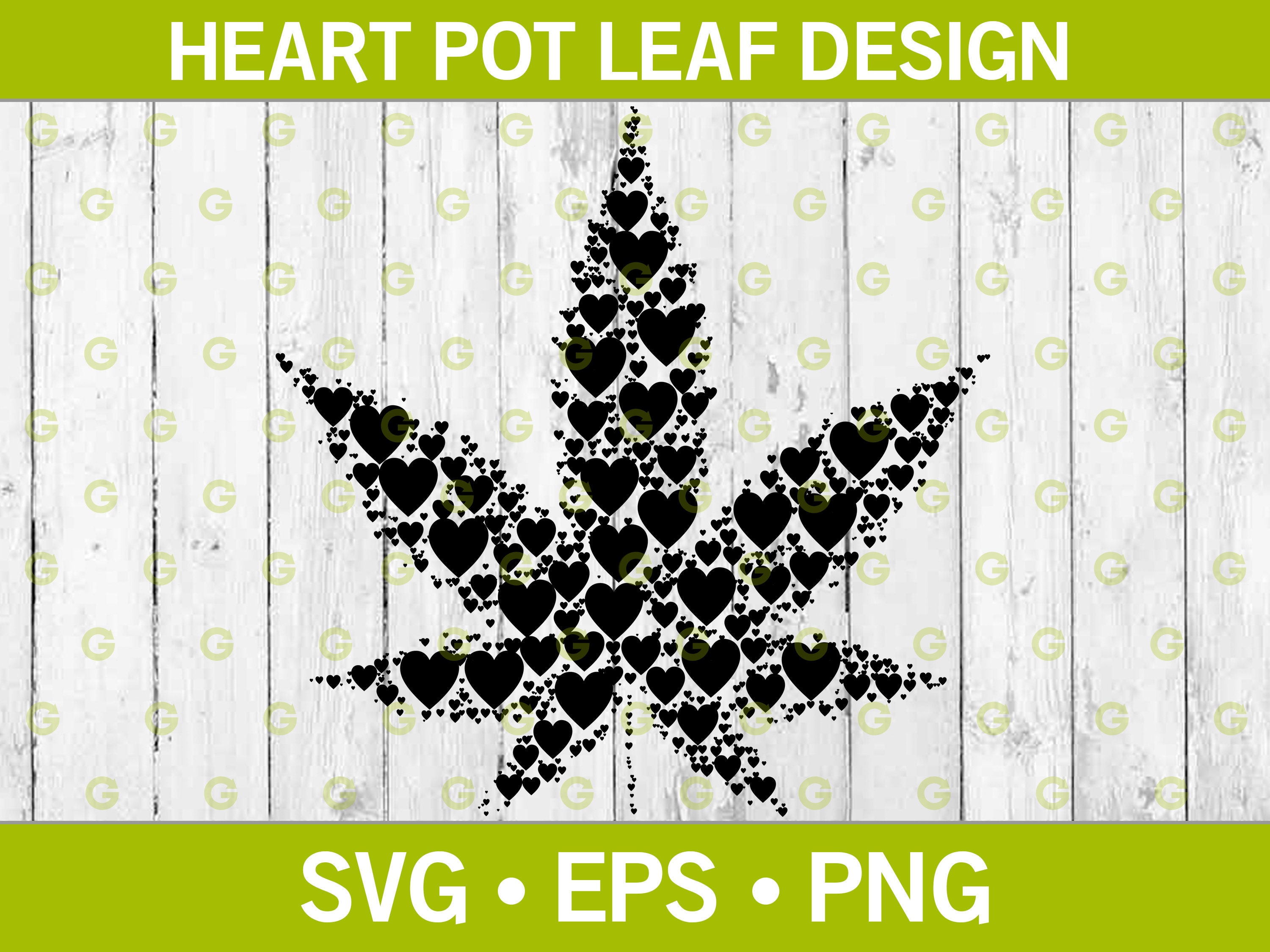 Cannabis heart svg - Etsy México, image size:3000x2250