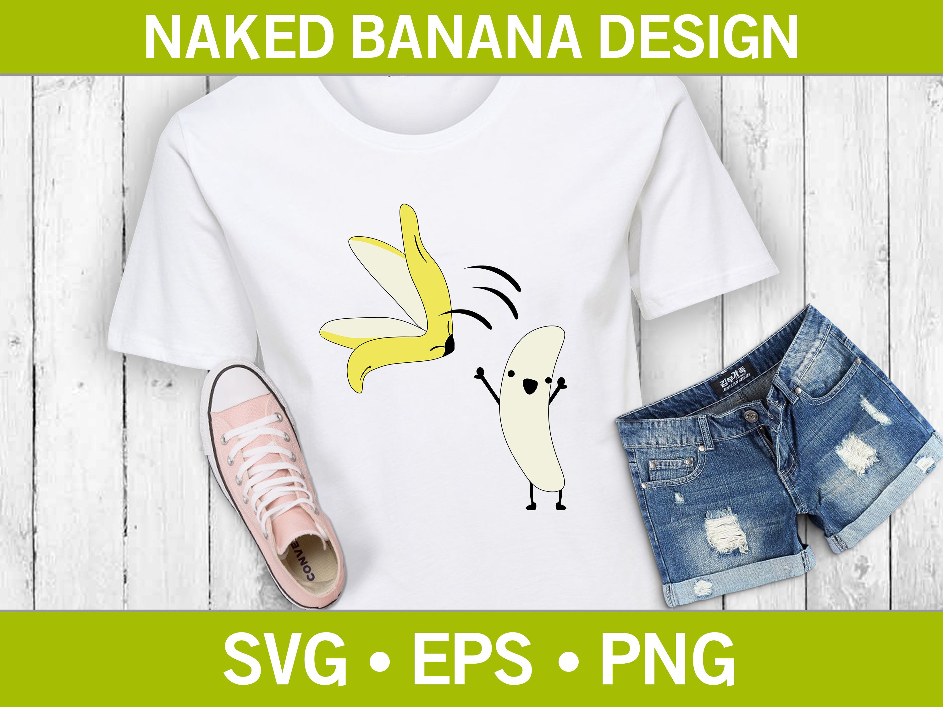 Funny Naked Stripping Banana Svg Funny T Shirt Svg Food Svg Etsy