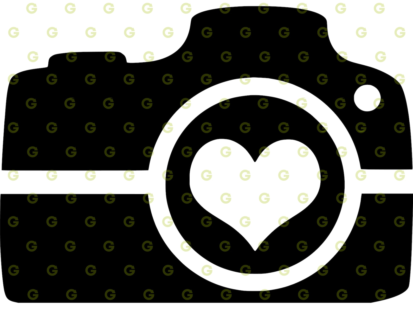 Camera With Heart Lens Svg Love Svg Valentines Svg Etsy