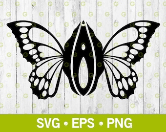 Monarch Butterfly Vagina with Wings Svg, Pussy with Wings Svg, Erotic Art Svg, Funny Adult Svg, Sexual Svg, Vagina Svg, Svg, Png, Eps