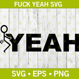 Fuck Yeah Funny Stickman Decal SVG, Stickman Fucking SVG, Fuck Yeah Svg, Funny Decal Svg, Car Decal Svg, Fuck Decal Svg,