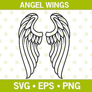 Angel SVG, Spiritual SVG, Wings SVG, Flying Svg, Feather Svg, Animal Svg, Clip Art, Cartoon Svg, Svg Cut File, Cricut Svg