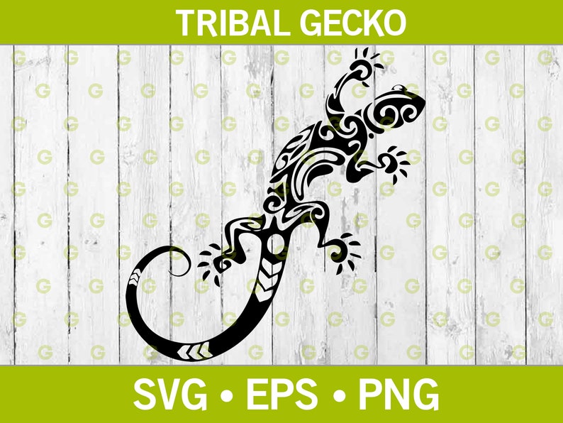 Download Tribal Gecko SVG Lizard SVG Animal Svg Desert Svg | Etsy