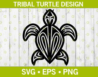 Tribal Turtle Design SVG,  Tribal Tortoise SVG, Tribal Animal Svg, Ocean Animal Svg, Tribal Reptile Svg, Turtle Svg, Turtle Cut File