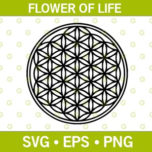 Flower of Life SVG, Spiritual Svg, Faith Svg, Religious Svg, Meditation Svg, Symbol Svg, Cricut Svg, Clip Art,Yoga, Monogram SVG