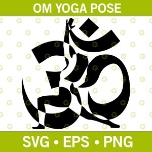 OM SVG, Yoga Pose SVG, Spiritual Svg, Yoga Svg, Faith Svg, Meditation Svg, Religious Svg, Shirt Svg, Monogram Svg, Wall art