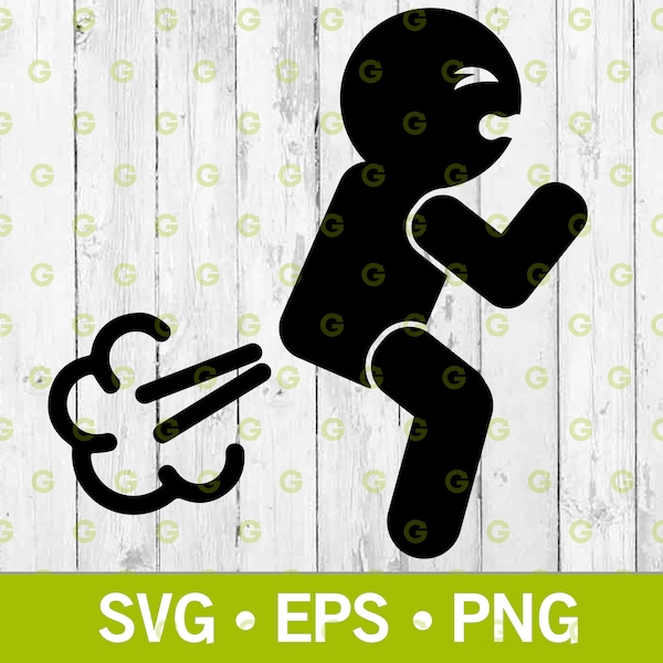 Farting Stickman Decal Svg, Fart Svg, Shit Svg, Stickmen Svg, Sharted Svg, Funny Svg, Humour Svg, Car Decal Svg, Truck Decal, Svg, Png, Eps