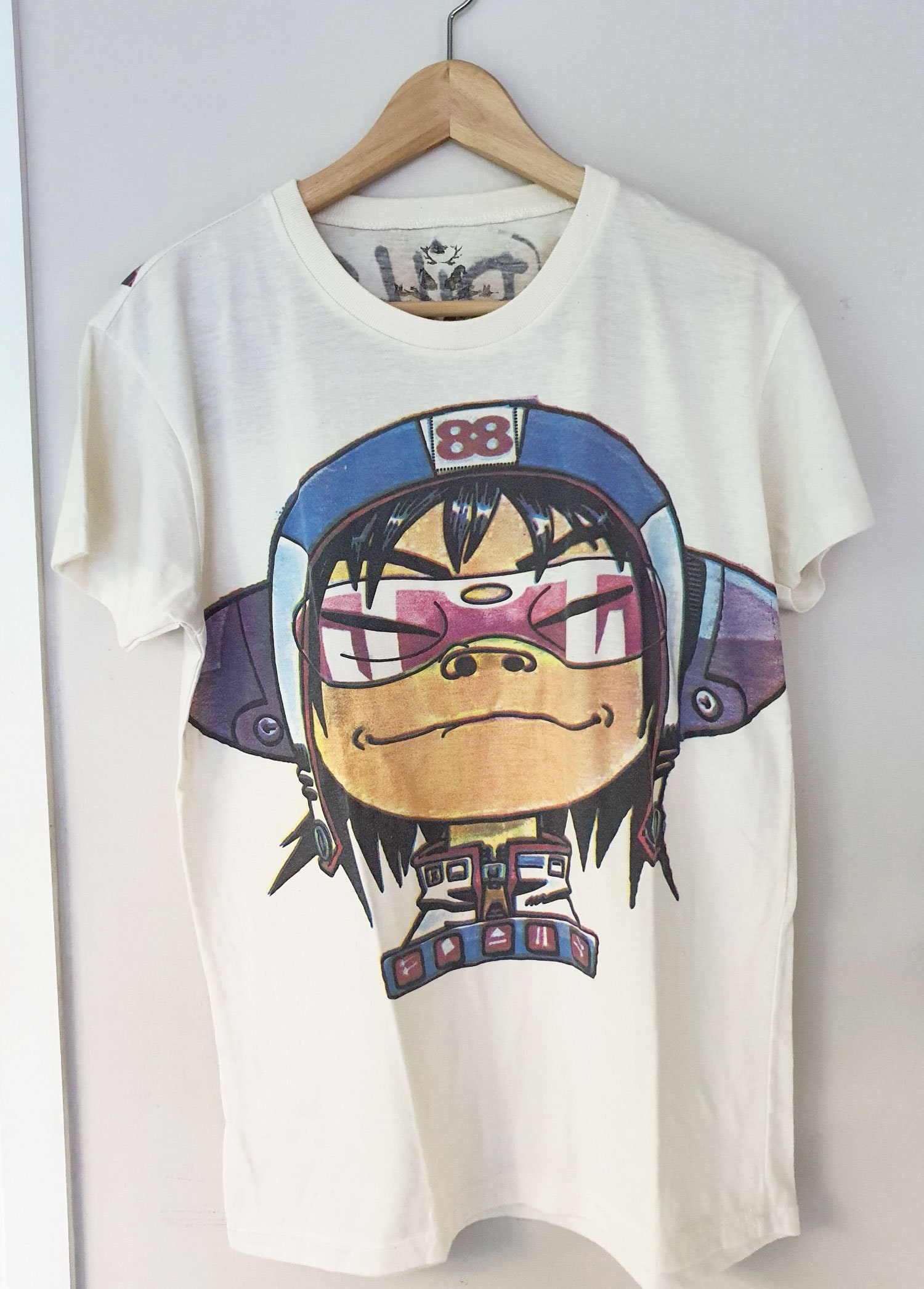 Gorillaz Shirt Vintage : Gorillaz T-shirt Vintage Look Retro T-shirt Xl Größe 22