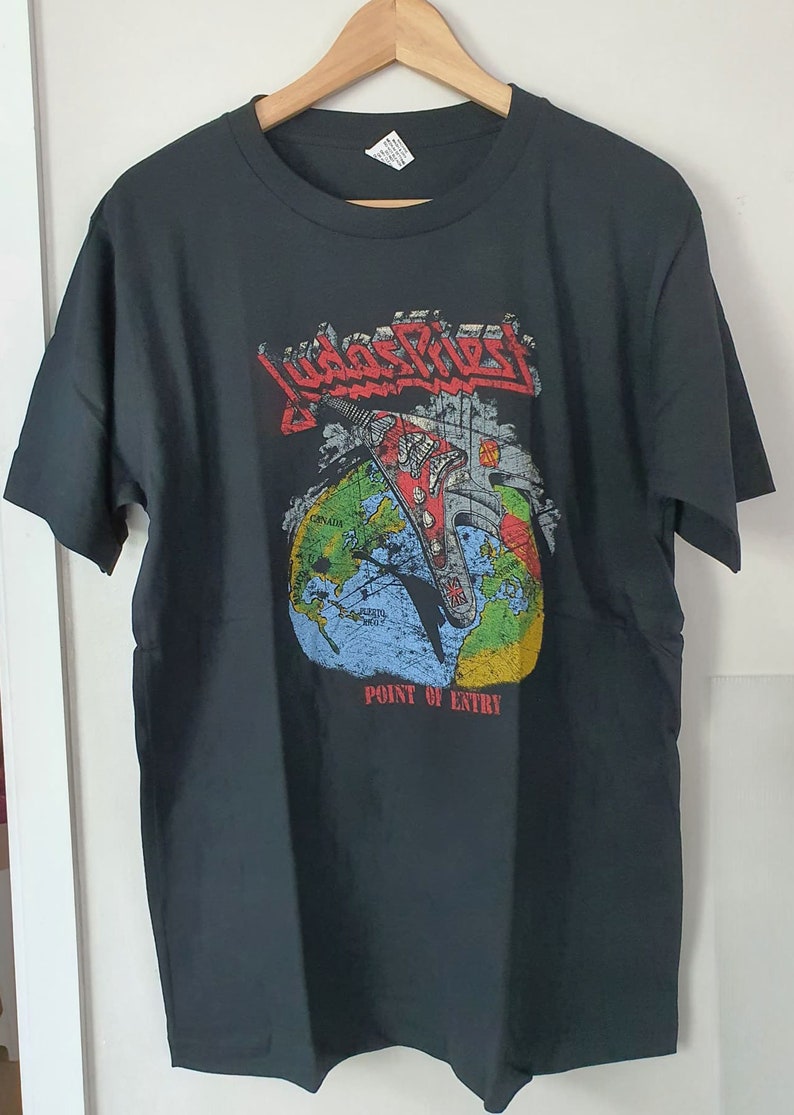 Judas Priest T-shirt Vintage Look Retro T-shirt L Size | Etsy