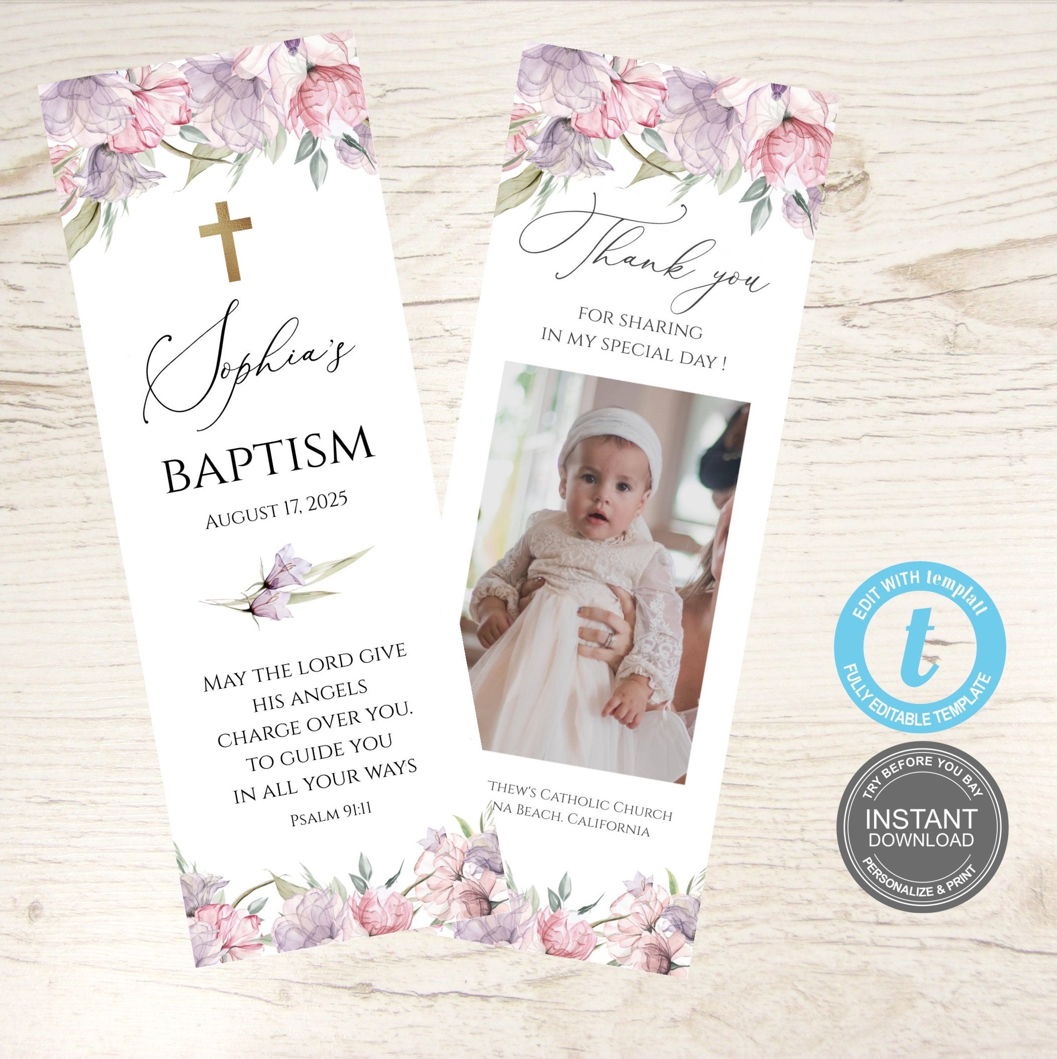 2025 Personalized Calendars Templates Printable Bookmarks kylie jacquelin