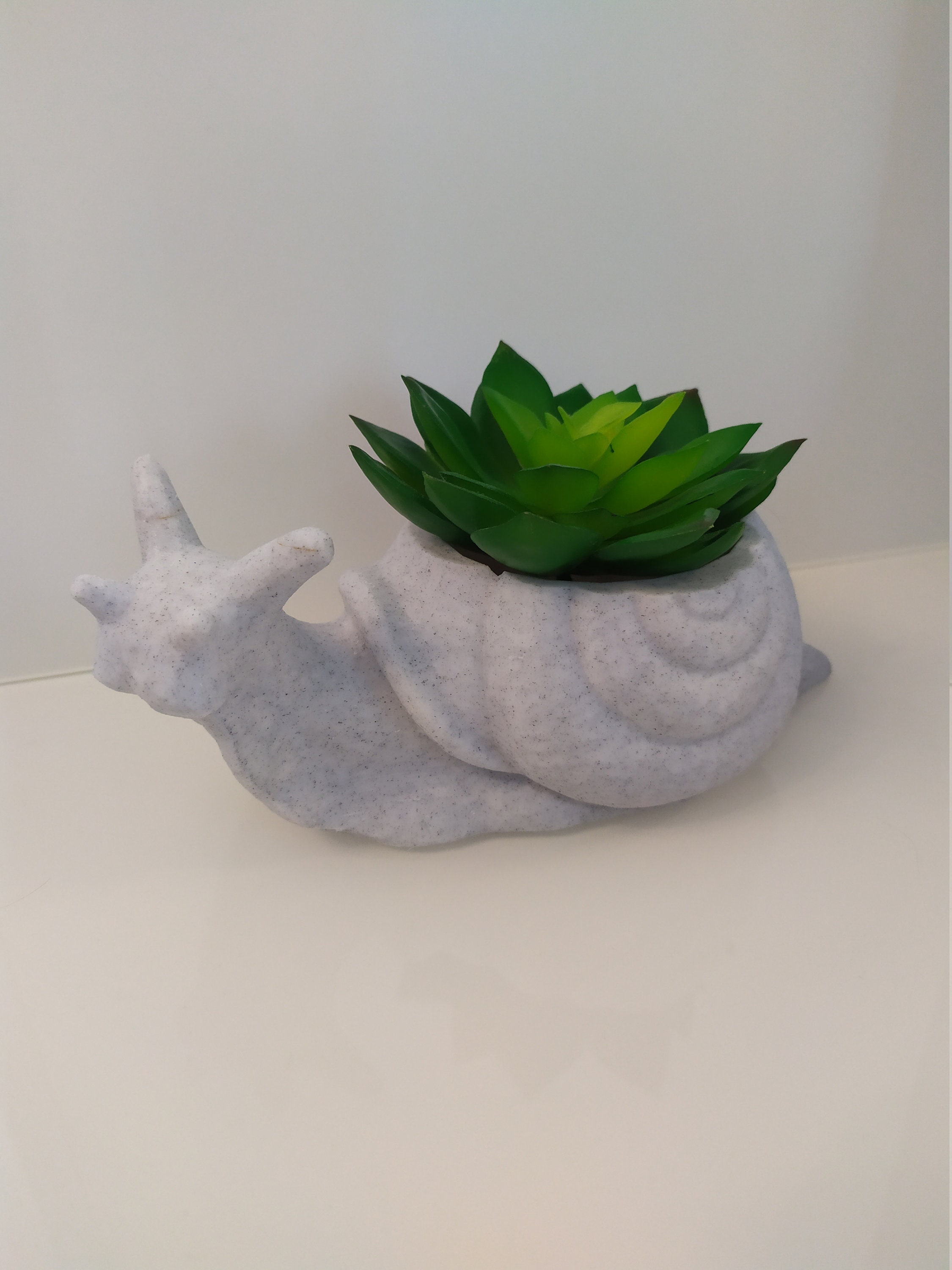Escargot Pot de Fleur, Décoration Intérieur, Succulent, Imprimé 3D