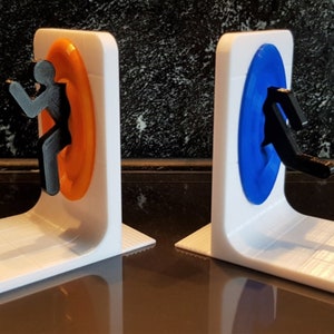 Portal bookends, bookends, 3D printing