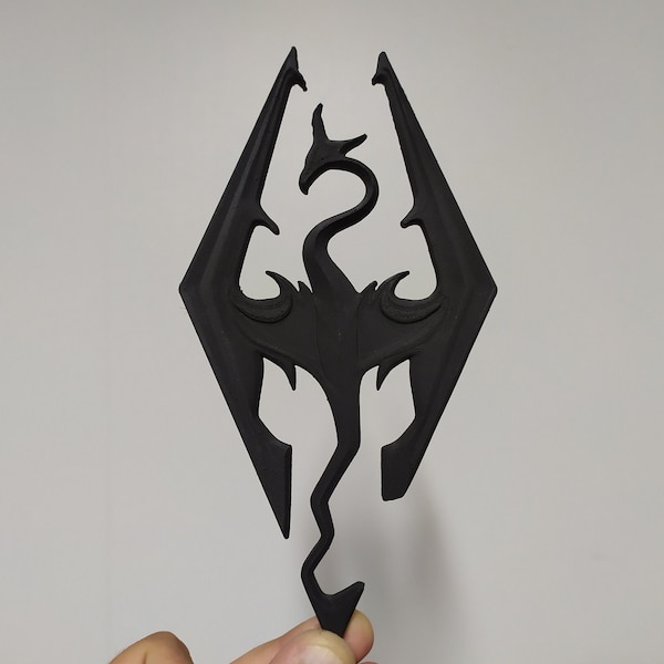 Logo Skyrim / Skyrim emblem / Impression 3D