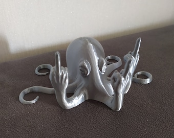 Pulpo de mierda, Pulpo de mierda, Figura de pulpo, Regalo de broma, Novedad para adultos, Impresión 3D