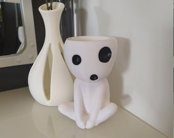 Kodama succulent flower pot, home decoration, 3D printing