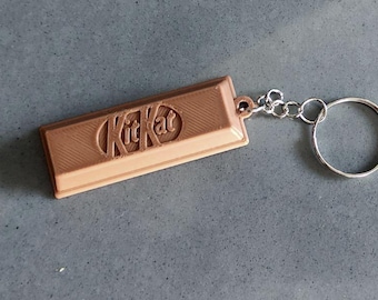 Portes-clés kitkat, portes-clés chocolat, Impression 3D