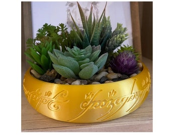Einzelne Ringschale, leere Tasche, Würfelwerfer, 3D-Druck