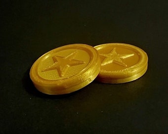 Bell coins, animal crossing coins, corner, 3D printing