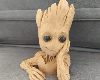 Baby Groot Flower Pot / Succulent Pot / 3D Printed