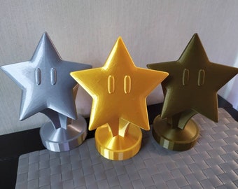 Mario Kart Trophy, Switch, 3D printed