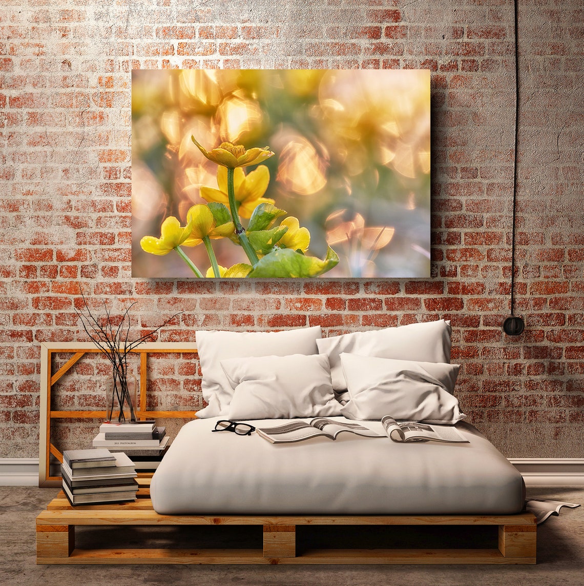 Nature abstract bedroom wall art decor. Downloadable nature | Etsy