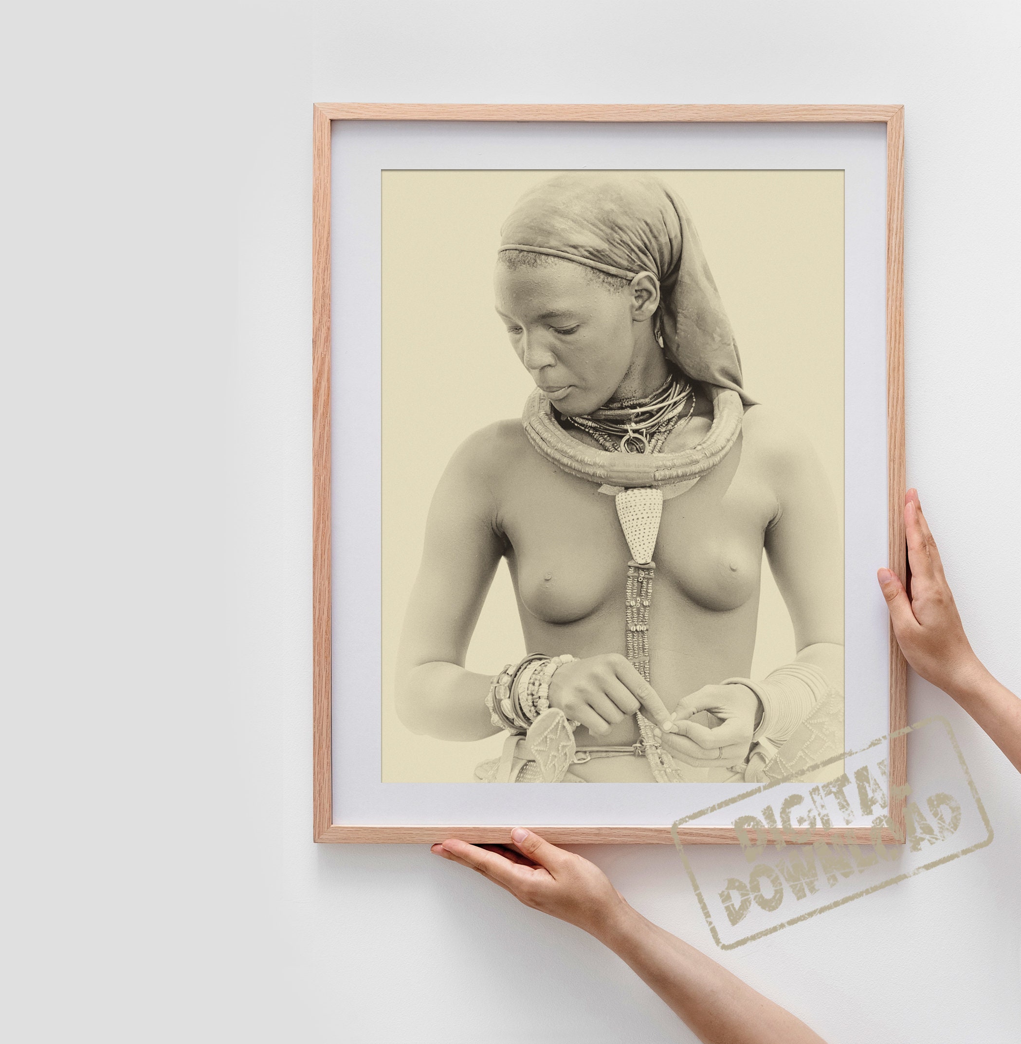 African Erotic Black Female Nude Wall Art. Tasteful Ethnic - Etsy Finland