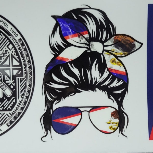 Samoan Islander Stickers  w/FREE SHIPPING