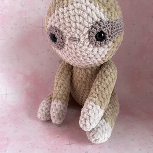 Seth Sloth Amigurumi Crochet Pattern/ PDF Digital Download.