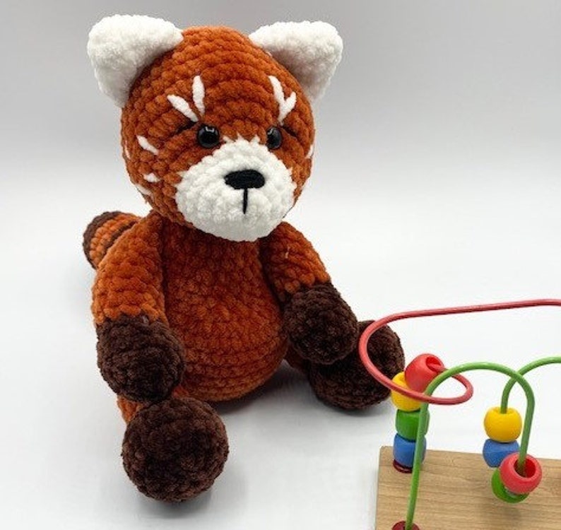 Rudi Red Panda Crochet Pattern . PDF Digital Download. - Etsy