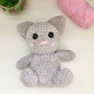 Katie Kitten Crochet Pattern. Amigurumi PDF Digital Download