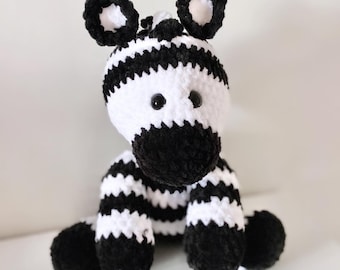 Ziggy Zebra Amigurumi Crochet Pattern. PDF Digital Download