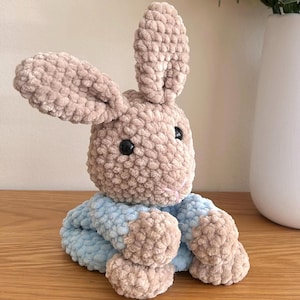 Padrão de Crochê para Coelhinho Aconchegante | Brinquedo Amigurumi em PDF (Crochê Fácil)