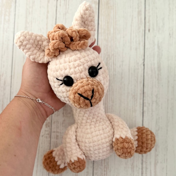 Alice the Alpaca Plushie Amigurumi Crochet Pattern. PDF Digital Download