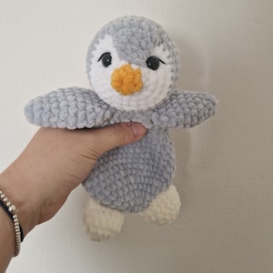 Little Penguin Lovey/Comforter Amigurumi Crochet Pattern. PDF Digital Download.