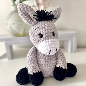 Esel Amigurumi Häkelanleitung | Emmett Plüschtier PDF Download