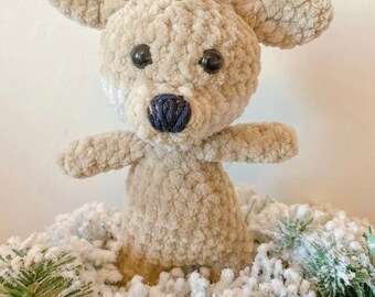 Ronnie Reindeer Crochet Pattern. Christmas Amigurumi Pattern. PDF Digital Download.