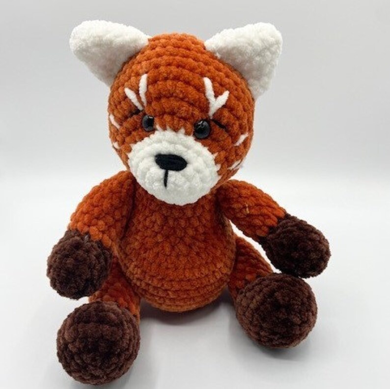 Rudi Red Panda Crochet Pattern . PDF Digital Download. - Etsy
