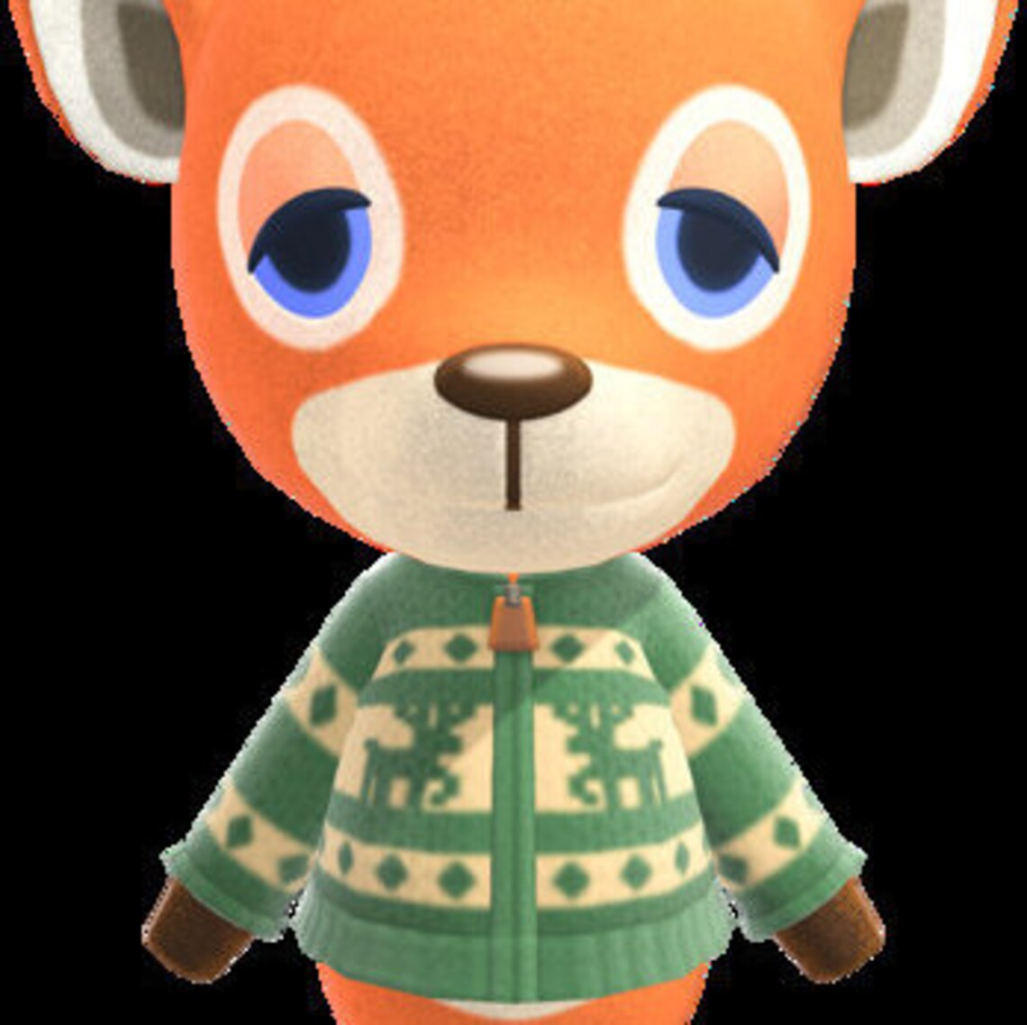 Beau Sweater Handknit Animal Crossing Etsy