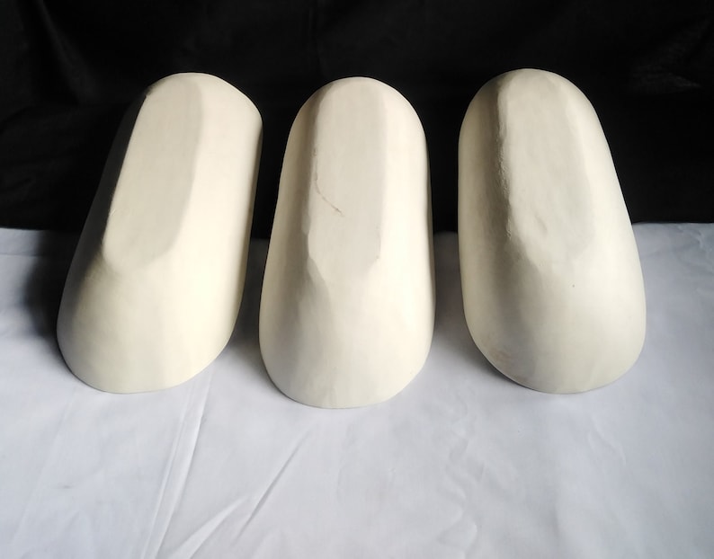 Bulk medium Wooden Candle Dough Bowls white set of 3. Etsy